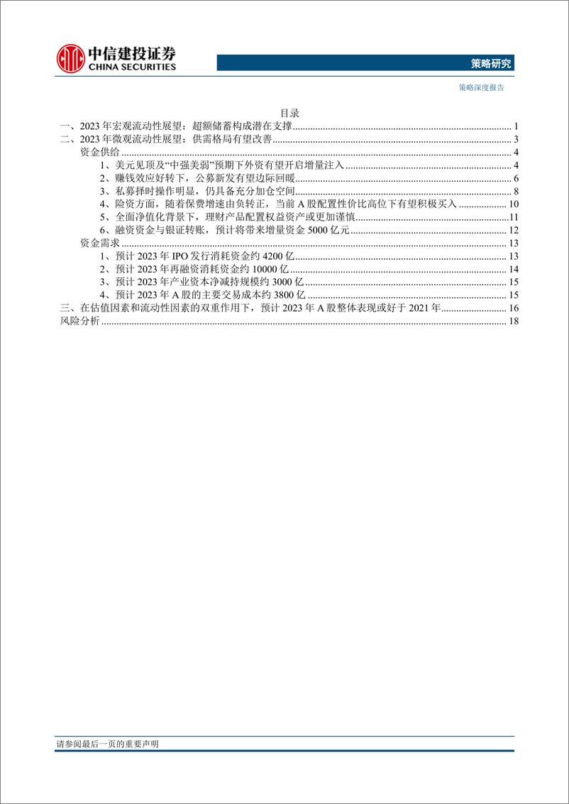 《2023年股市资金面展望：水涨船高-20230101-中信建投-22页》 - 第3页预览图