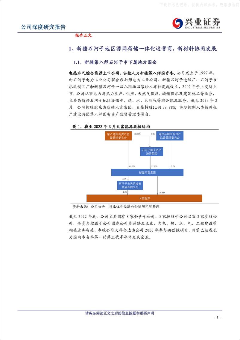 《兴业证券-天富能源(600509)稀缺的“源网荷储”一体化运营商，坐享成本改善&量价齐升优势-230607》 - 第5页预览图