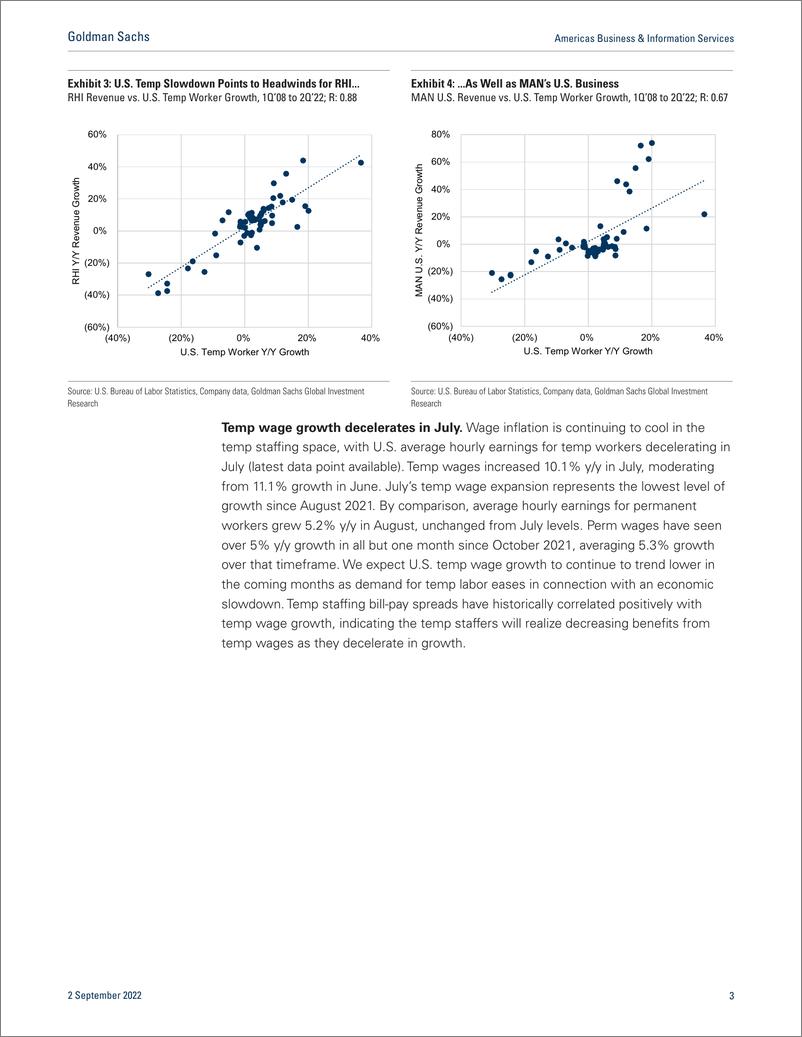 《Americas Business & Information Service August temp penetration flat, while temp job y growth moderates QTD》 - 第4页预览图