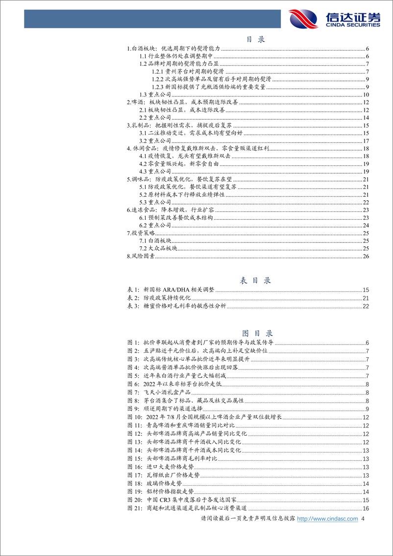 《食品饮料行业2023年度策略报告：重估新食饮时代-20221210-信达证券-29页》 - 第5页预览图