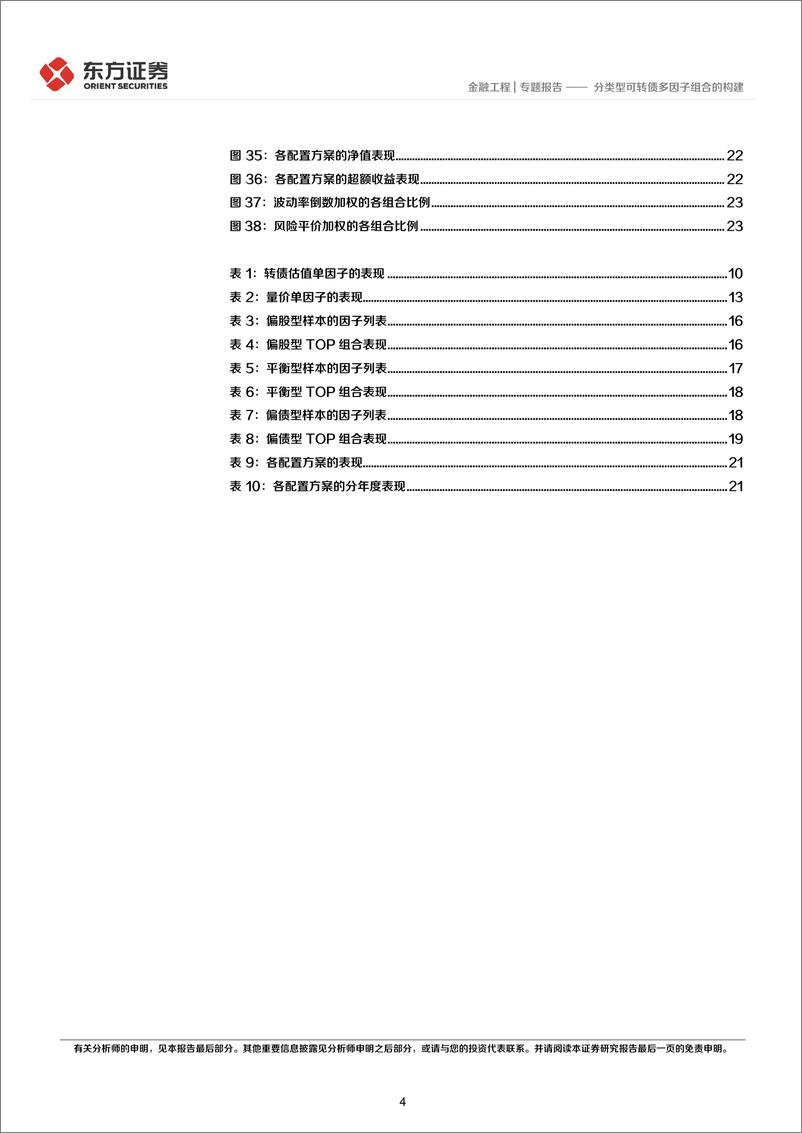 《宏观固收量化研究系列之（十一）：分类型可转债多因子组合的构建-20230917-东方证券-26页》 - 第5页预览图