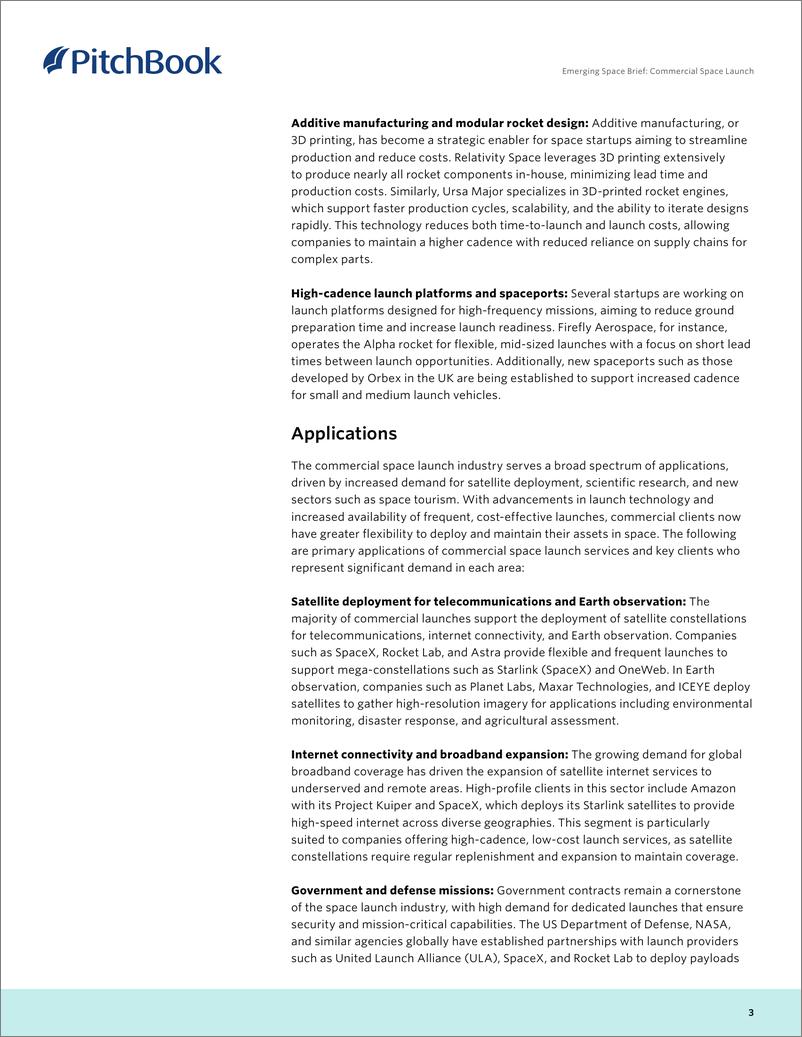 《PitchBook-新兴航天简报：商业航天发射（英）-2024.10-10页》 - 第3页预览图