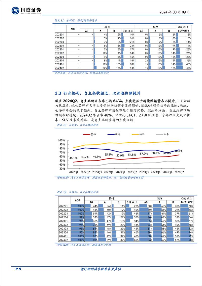 《2024下半年乘用车策略报告_上半年行业回顾_后市展望_》 - 第8页预览图