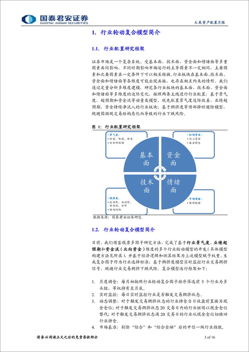 《量化行业配置月报第6期：11月资金流模型表现较好，家电、银行新调入本期组合-20221203-国泰君安-16页》 - 第4页预览图