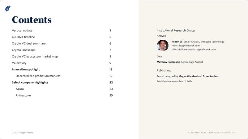 《PitchBook-2024年三季度加密货币报告（英）-2024-11页》 - 第2页预览图