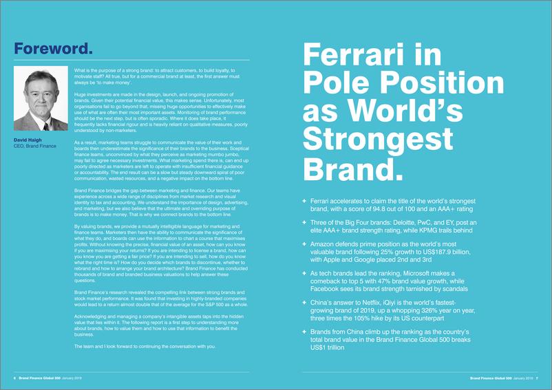 《Brand Finance-2019年全球最具价值品牌500排行榜（英文）-2019.1-23页》 - 第5页预览图