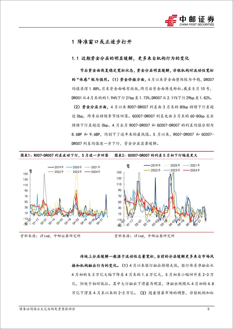 《流动性：降准窗口或正逐步打开-240512-中邮证券-25页》 - 第5页预览图