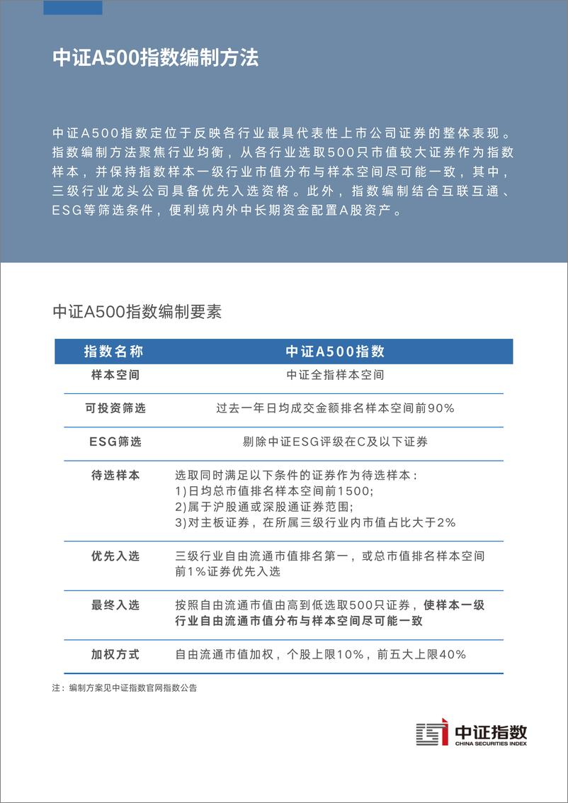 《汇聚各行业代表性公司，服务高质量发展——中证A500指数特征分析-7页》 - 第2页预览图