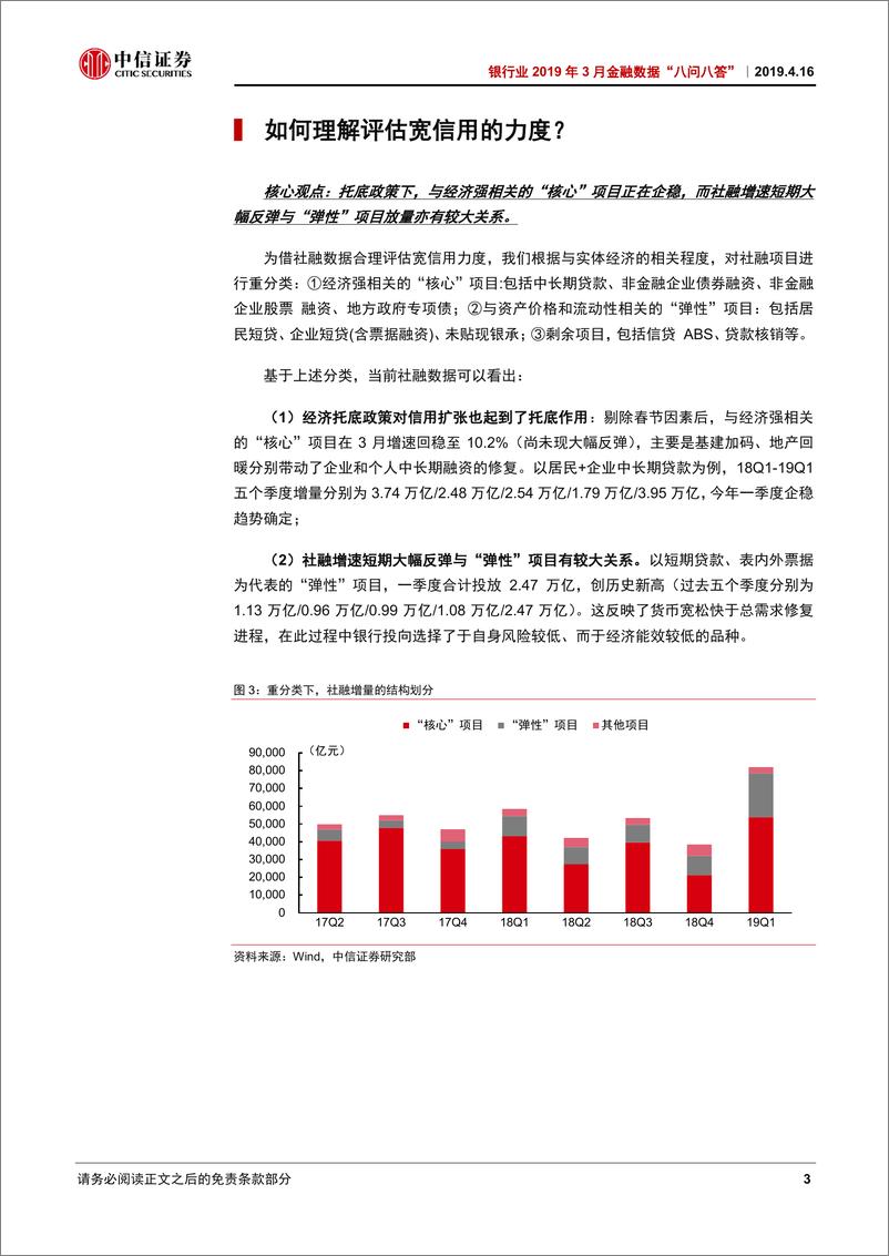 《银行业2019年3月金融数据“八问八答”：二分法看社融，经济活动稳健，金融活动积极-20190416-中信证券-13页》 - 第7页预览图