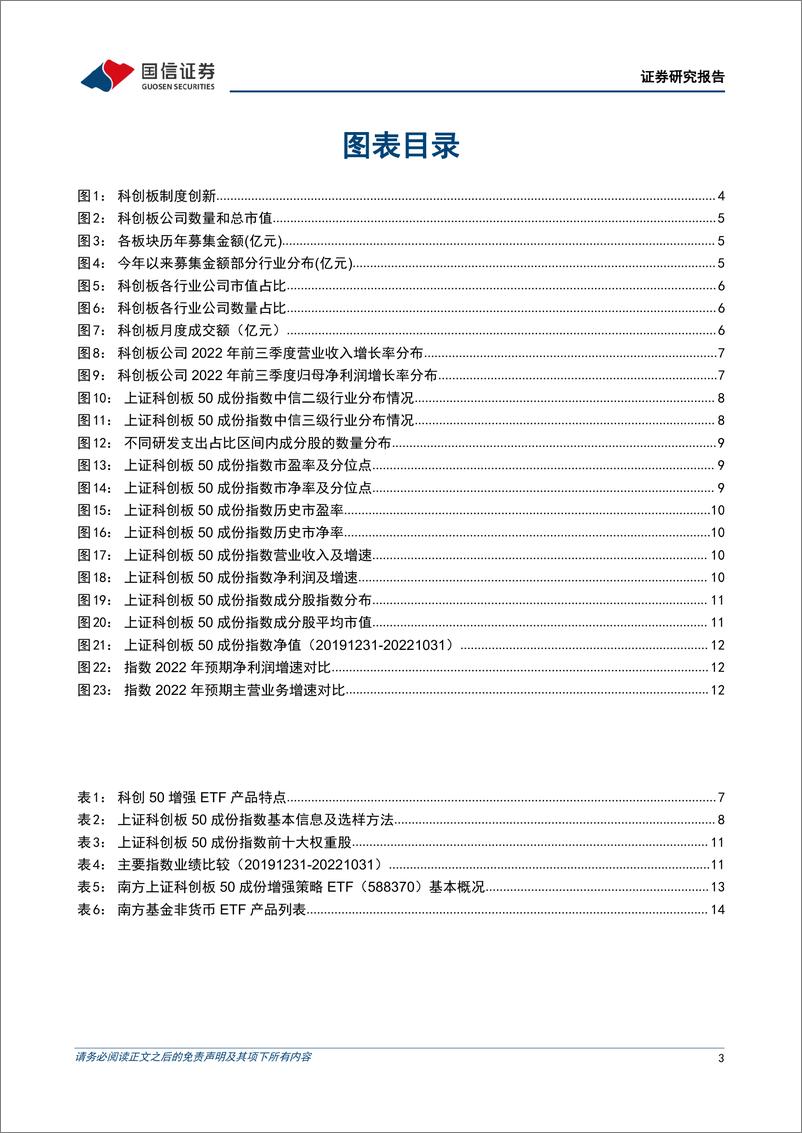 《基金投资价值分析：南方上证科创板50成份增强策略ETF投资价值分析，汇聚“硬科技”，助力经济高质量发展-20221121-国信证券-17页》 - 第4页预览图