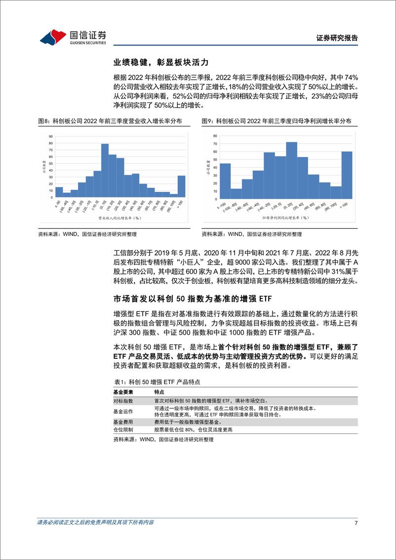 《基金投资价值分析：南方上证科创板50成份增强策略ETF投资价值分析，汇聚“硬科技”，助力经济高质量发展-20221121-国信证券-17页》 - 第8页预览图