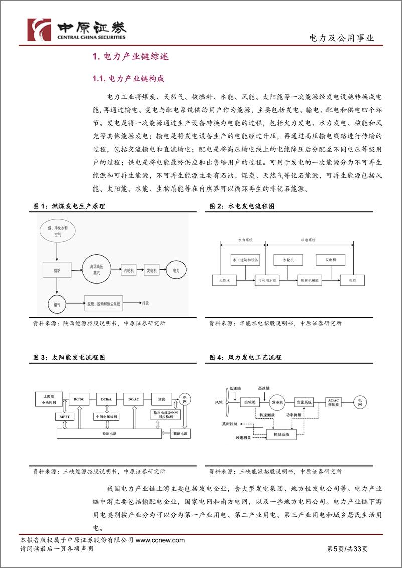 《电力及公用事业行业：电力产业链分析及河南省产业概况-240430-中原证券-33页》 - 第5页预览图