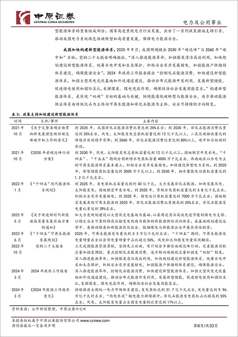 《电力及公用事业行业：电力产业链分析及河南省产业概况-240430-中原证券-33页》 - 第8页预览图