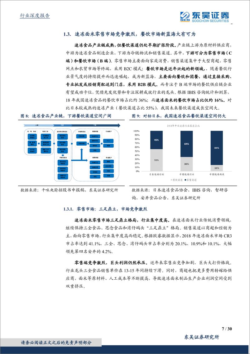《餐饮供应链行业专题：从千味央厨看速冻面米餐饮市场新蓝海-20200712-东吴证券-30页》 - 第7页预览图