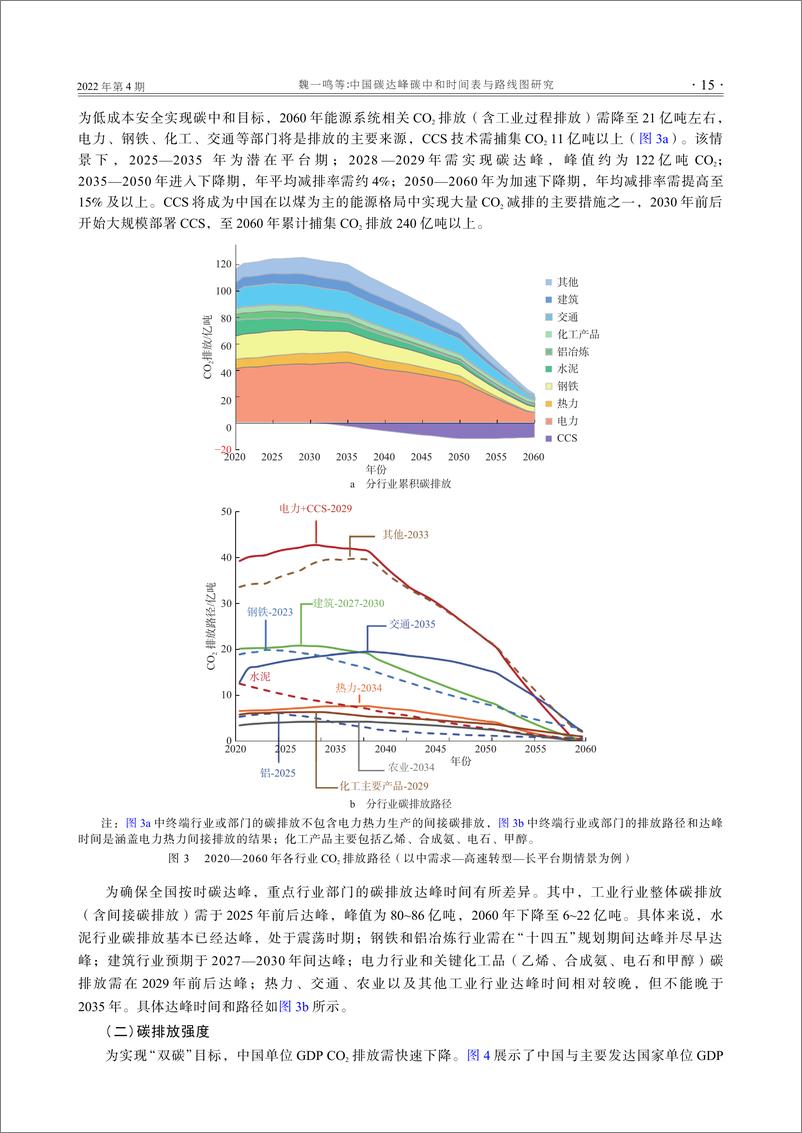 《中国碳达峰碳中和时间表与路线图研究》 - 第4页预览图