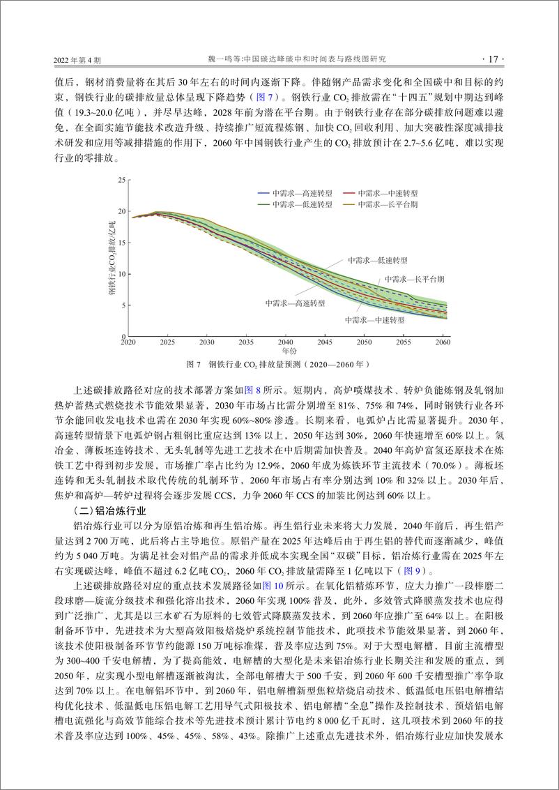 《中国碳达峰碳中和时间表与路线图研究》 - 第6页预览图