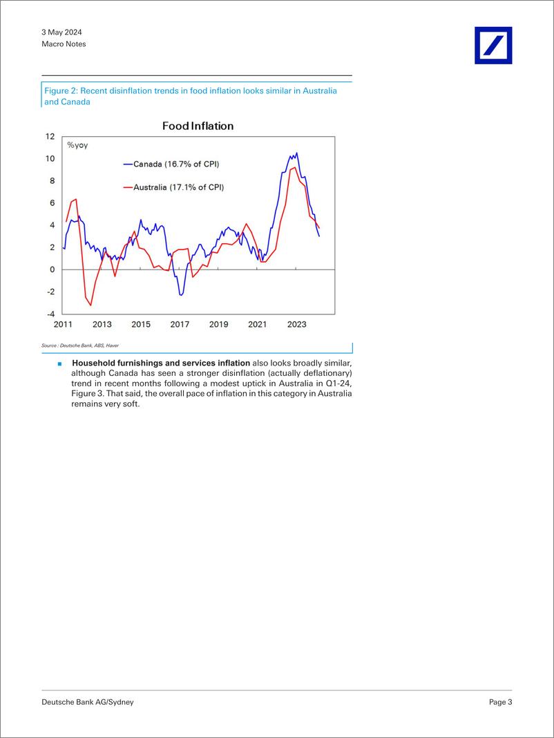 《Deutsche Bank-Macro Notes Australias stalling disinflation clues from C...-107993637》 - 第3页预览图