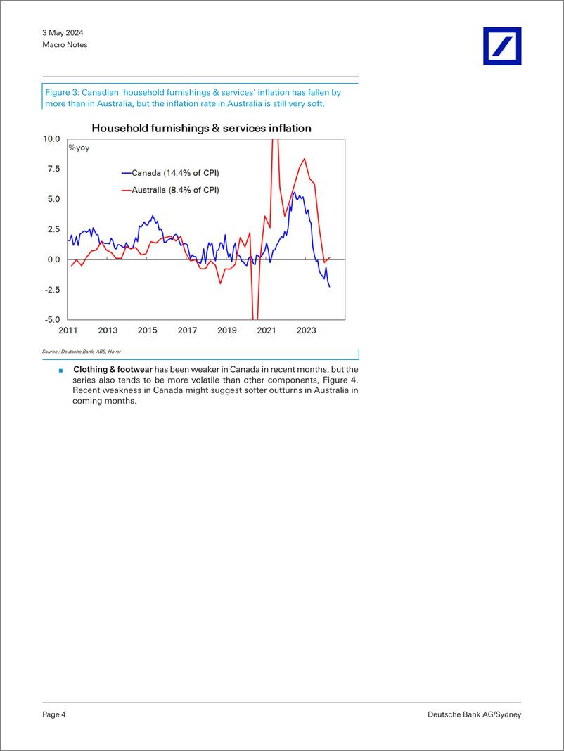 《Deutsche Bank-Macro Notes Australias stalling disinflation clues from C...-107993637》 - 第4页预览图