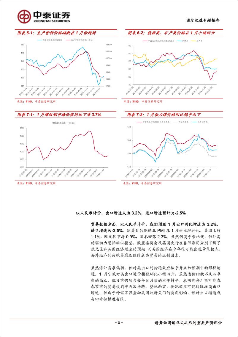 《1月基本面数据前瞻：通胀向左，信贷向右-20190213-中泰证券-14页》 - 第7页预览图