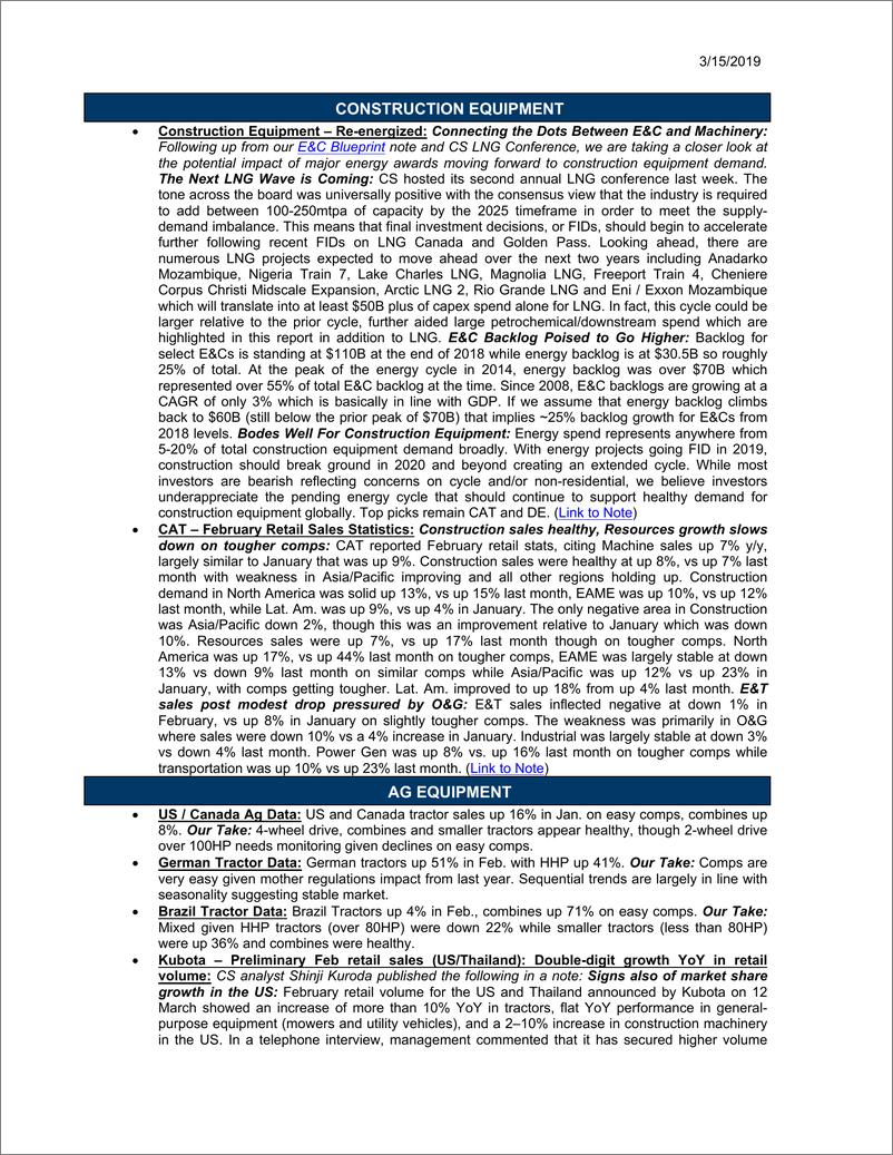 《瑞信-全球-机械行业-全球机械行业策略分析-2019.3-22页》 - 第4页预览图