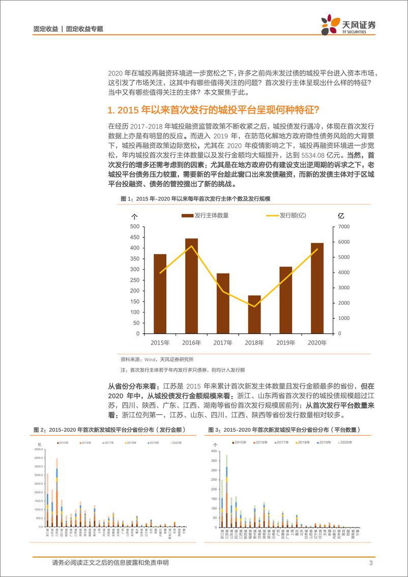 《城投专题：2020年首次发债城投平台怎么看？-20210223-天风证券-16页》 - 第3页预览图