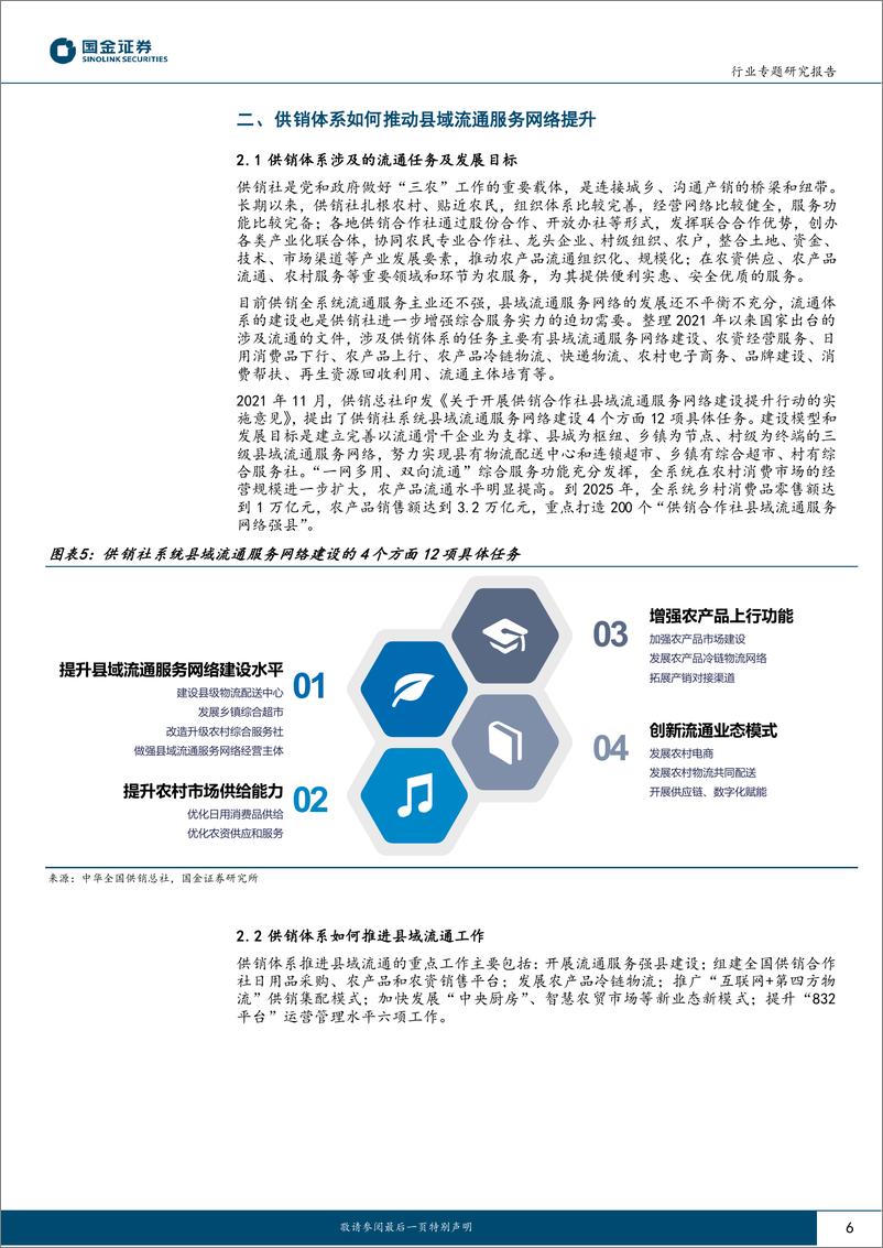 《消费前瞻行业研究：从供销体系流通服务网络提升建设看投资机会-20221120-国金证券-19页》 - 第7页预览图