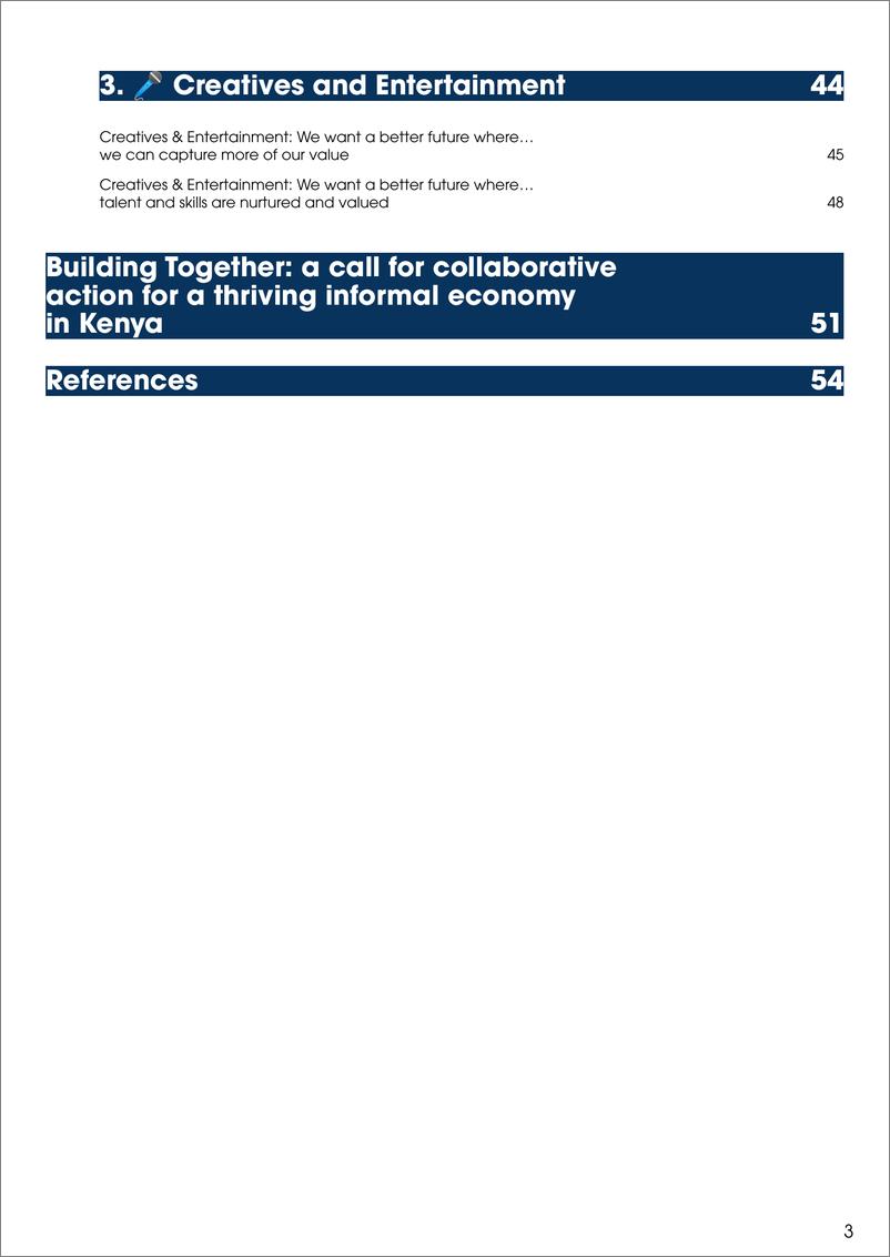 《非正规经济中的就业未来：肯尼亚非正规经济包容性增长的共同设计建议组合（英）-55页》 - 第3页预览图