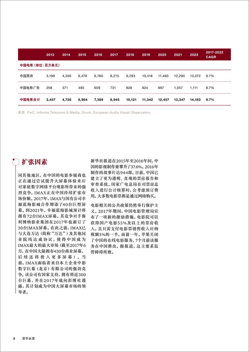 《中国娱乐及媒体市场展望2018-2022年》 - 第8页预览图