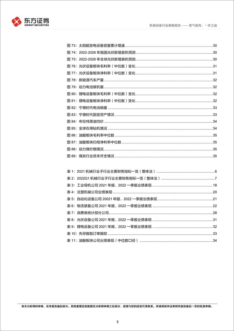 《机械行业2022年中期策略报告：景气复苏，一步之遥-20220614-东方证券-39页》 - 第6页预览图