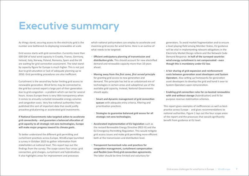 《2024年欧洲风电场的电网接入挑战研究报告_英文版_》 - 第7页预览图