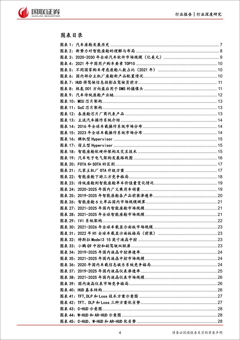 《汽车行业深度研究报告：智能座舱，自主品牌崛起，国内Tier1有望直接受益-20221030-国联证券-42页》 - 第5页预览图