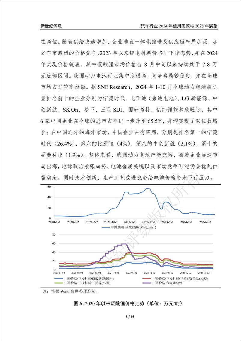 《新世纪资信评估-汽车行业2024年信用回顾与2025年展望》 - 第8页预览图