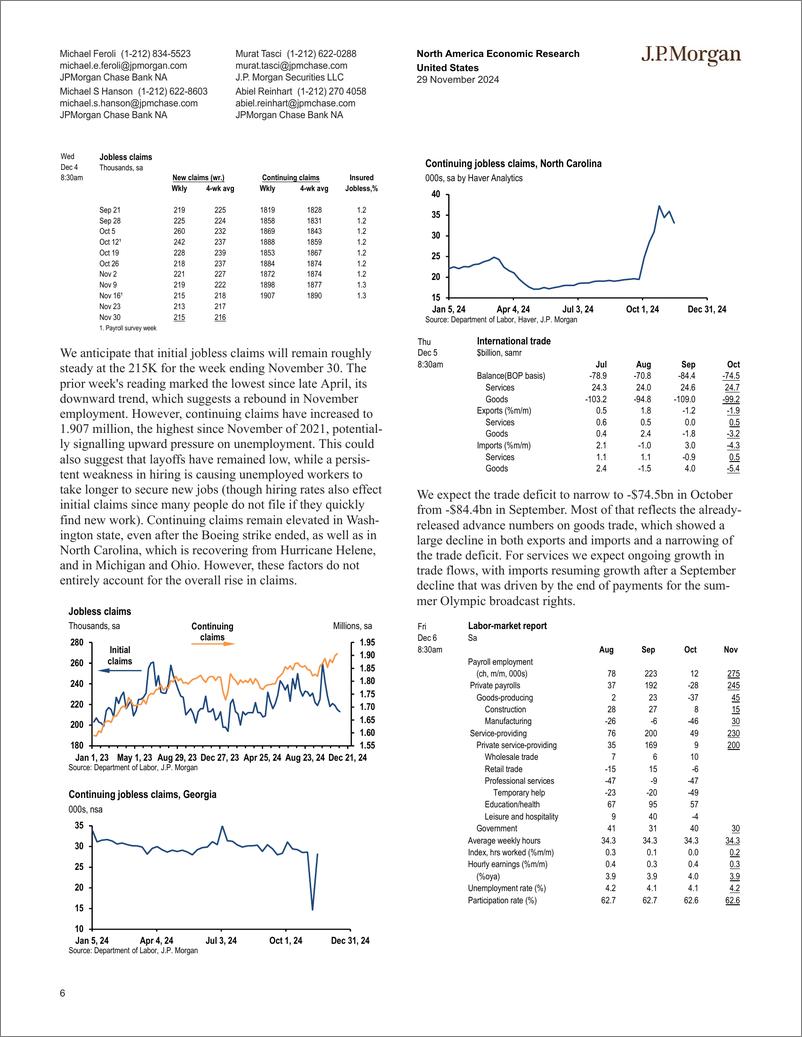 《JPMorgan Econ  FI-United States-111901880》 - 第6页预览图