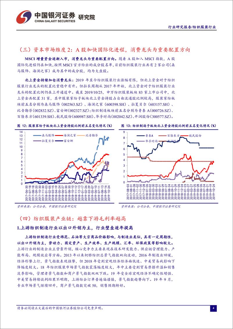 《纺织服装行业10月行业动态报告：前三季度服装消费逐月改善，关注q4传统销售旺季表现-20191028-银河证券-37页》 - 第8页预览图