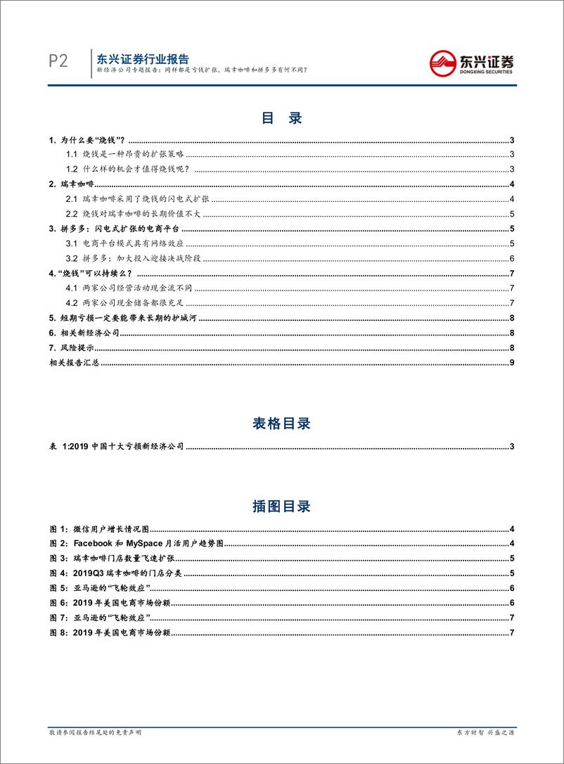 《计算机行业：新经济公司专题报告，同样都是亏钱扩张，瑞幸咖啡和拼多多有何不同？-20191223-东兴证券-11页》 - 第3页预览图