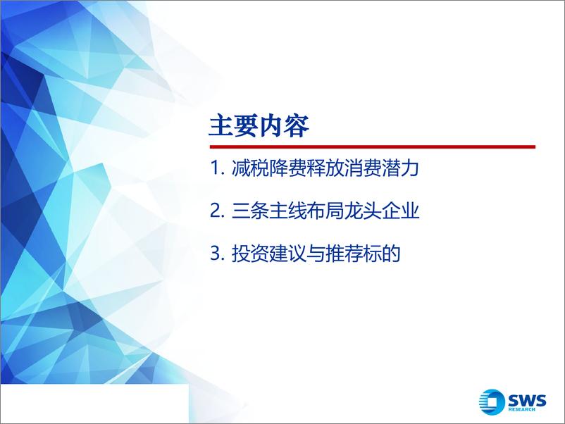 《商贸零售行业春季观点交流：减税降费助推消费回暖，三条主线布局龙头企业-20190329-申万宏源-14页》 - 第3页预览图