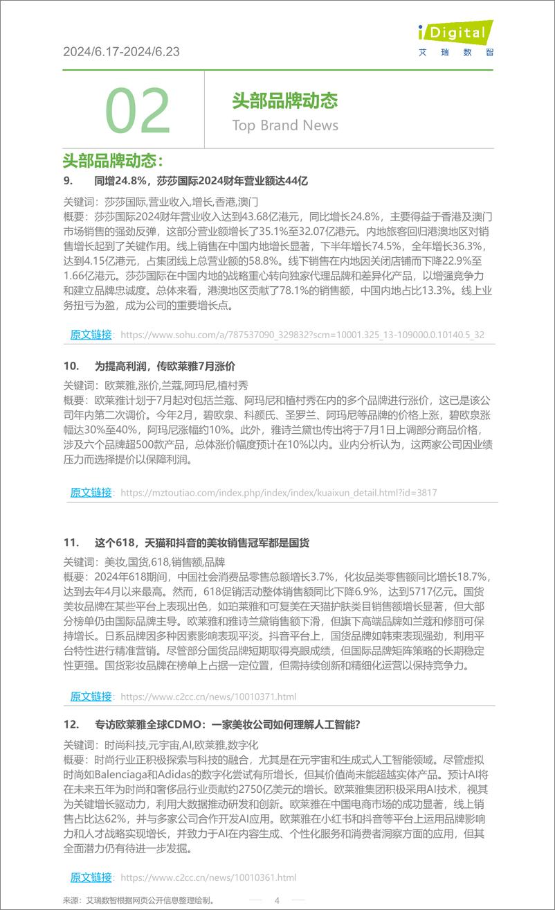 《2024年第26周-美妆行业周度市场观察-8页》 - 第4页预览图