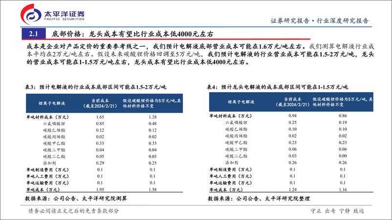 《电解液行业深度研究：电解液周期性研究（系列一）：行业底部到来，看好龙头穿越周期成长》 - 第8页预览图