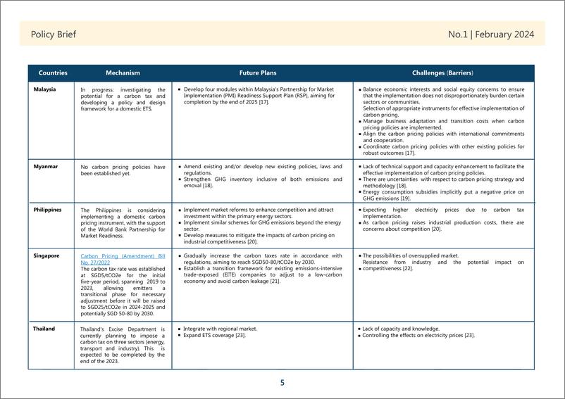 《东盟支持向低碳经济转型的碳定价进展_英_》 - 第5页预览图