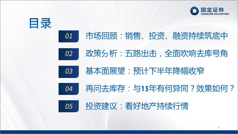 《房地产行业24年中期策略：去库重启，预期转向，守得云开，终见月明-240529-国金证券-48页》 - 第3页预览图