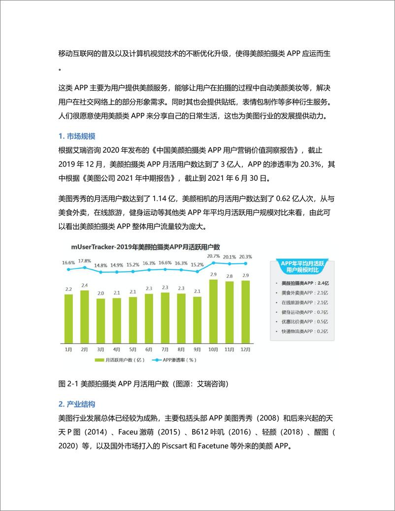 《竞品分析报告：美图系列VS轻颜醒图》 - 第2页预览图