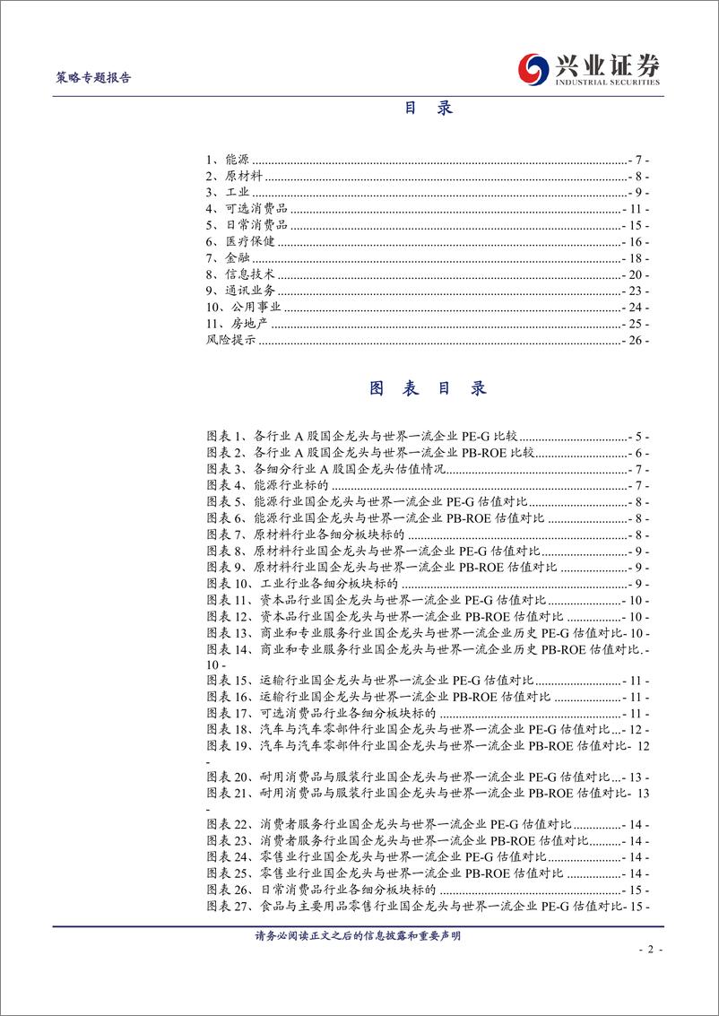 《全面梳理：国企与世界一流企业估值比较-20230306-兴业证券-27页》 - 第3页预览图