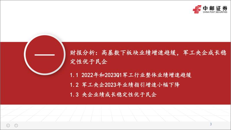 《军工行业：稳定增长下结构分化或加剧，关注新技术、新产品、新市场-20230602-中邮证券-33页》 - 第4页预览图