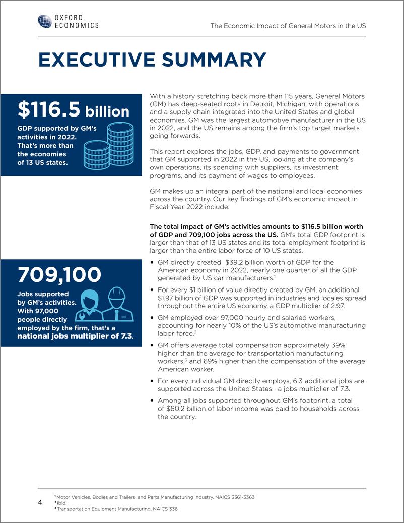 《牛津经济研究院-通用汽车在美国的经济影响（英）-2023》 - 第5页预览图