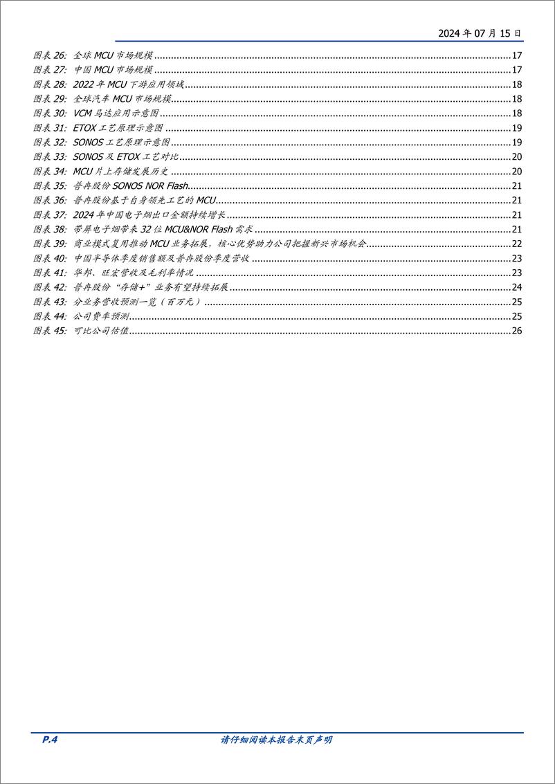 《普冉股份(688766)工艺优势造就存储业务强Alpha，“存储%2b”业务打开成长空间-240715-国盛证券-28页》 - 第4页预览图