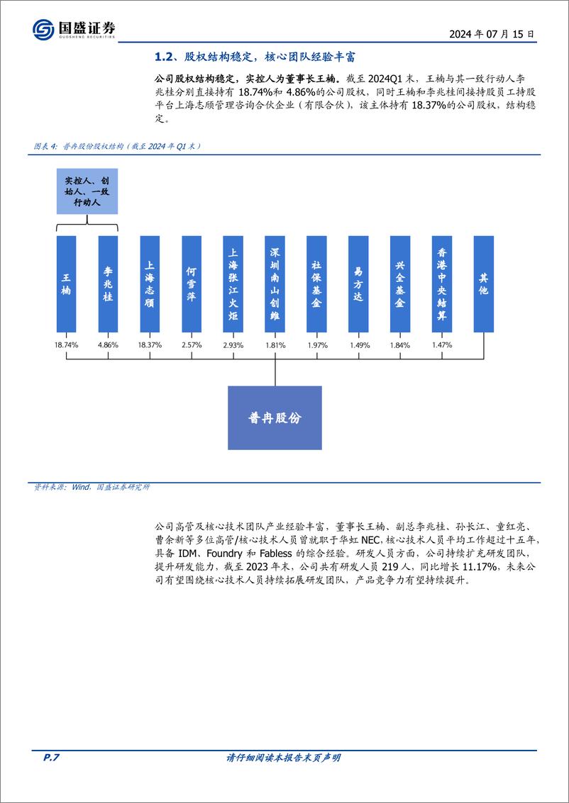 《普冉股份(688766)工艺优势造就存储业务强Alpha，“存储%2b”业务打开成长空间-240715-国盛证券-28页》 - 第7页预览图