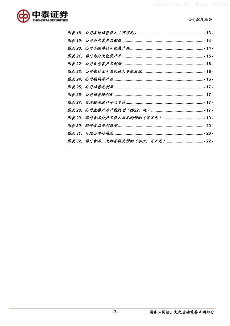 《中泰证券-劲仔食品(003000)多品类+全渠道，小鱼迎来新增长-230608》 - 第3页预览图