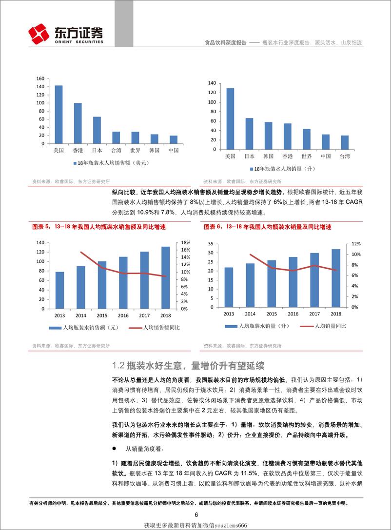 《瓶装水行业深度报告：源头活水，山泉细流-190625》 - 第6页预览图