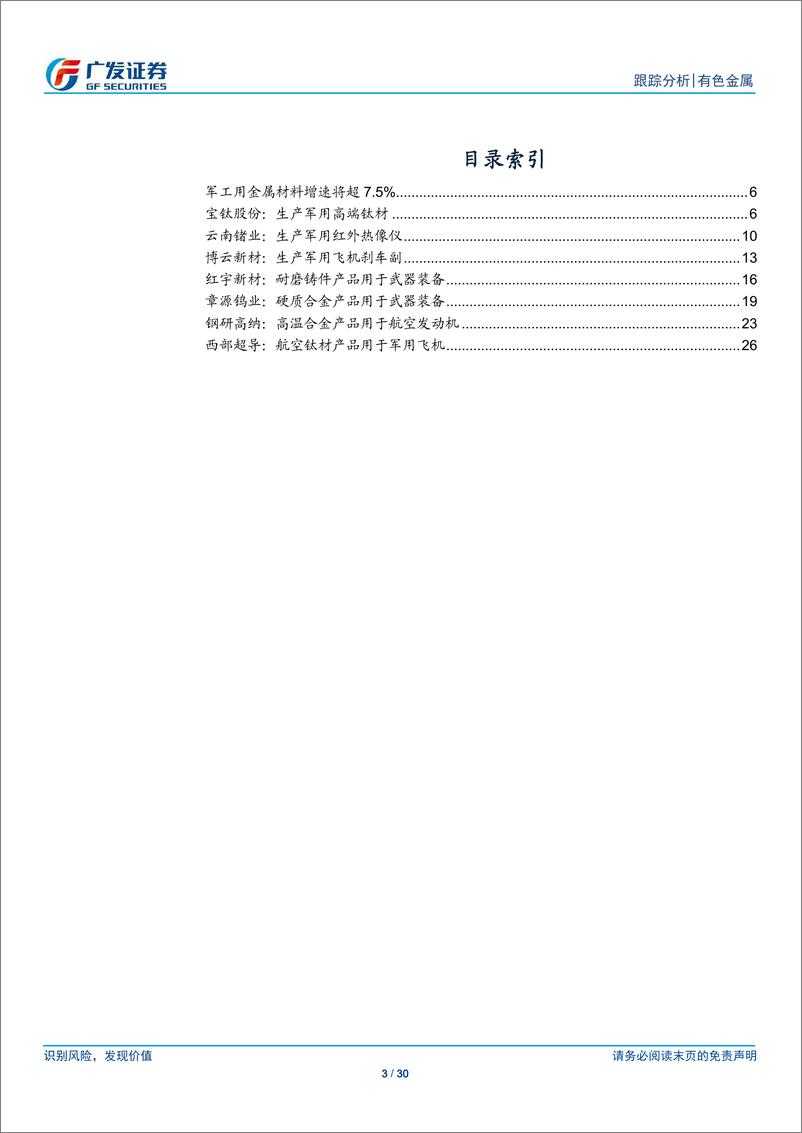 《有色金属行业金属新材料系列之二：军工新材料，强国之筋骨-20190318-广发证券-30页》 - 第4页预览图