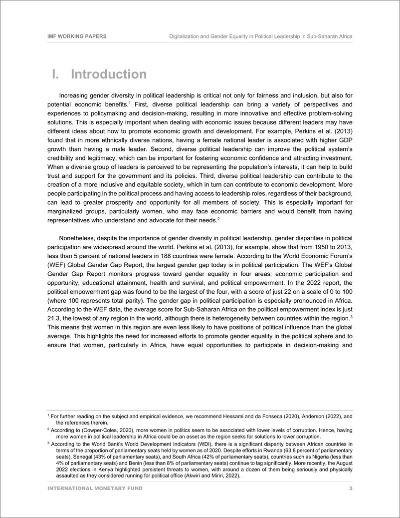 《IMF-撒哈拉以南非洲政治领导力的数字化与性别平等（英）-2023.6-28页》 - 第6页预览图